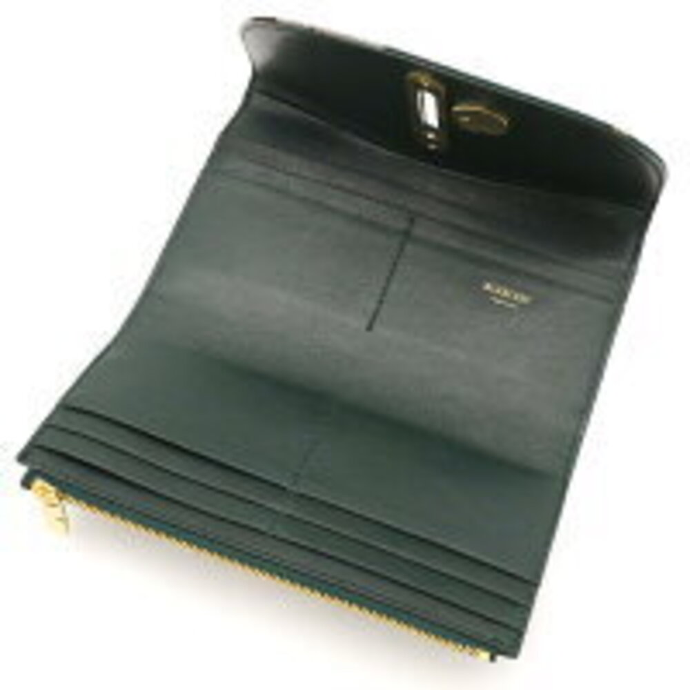 Burberry Green Check Ivy Rocking Long Wallet Horse - Picture 4 of 5